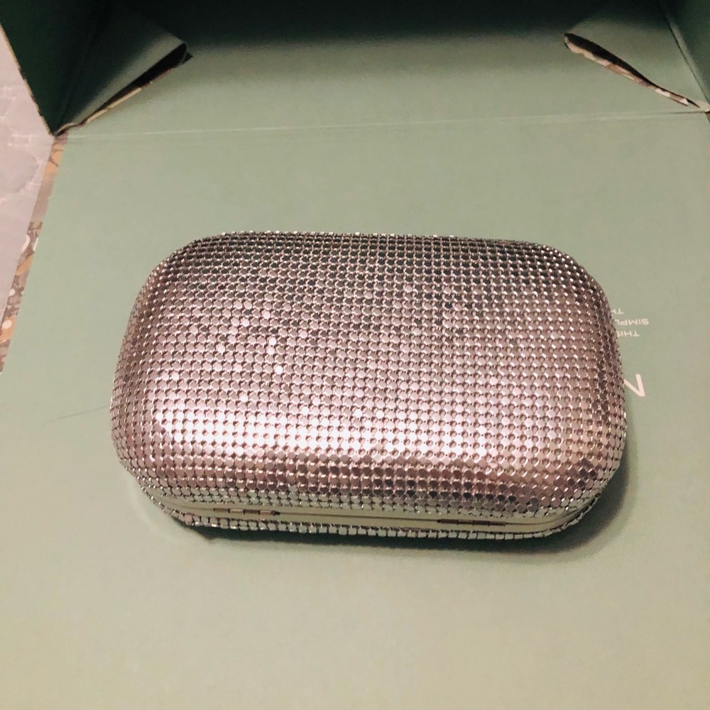 Used, Rhinestone Box Clutch - Picture 2 of 4